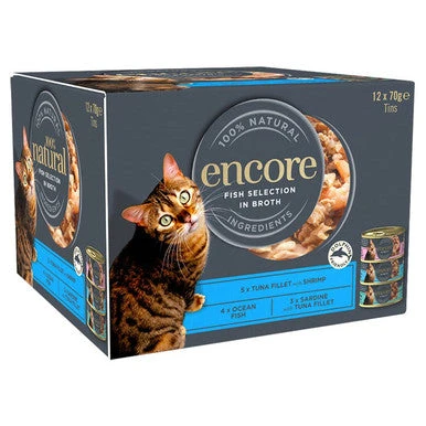 Encore Adult Wet Cat Food - Fish Selection In Jelly 1 Encore Adult Wet Cat Food - Fish Selection In Jelly