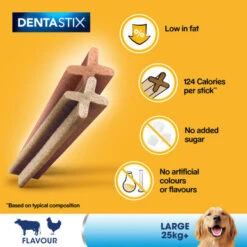 Pedigree DentaStix Daily Dental Chews For Large Dog -Pet Supplies I9530989 03 98539.1700646817.386.513