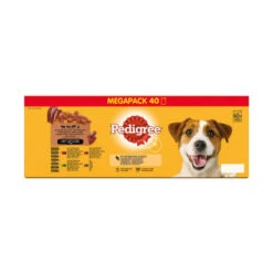 Pedigree Wet Dog Food Pouches - Mixed Selection In Gravy 40 X 100g -Pet Supplies I9530999 02 70812.1710539797.386.513