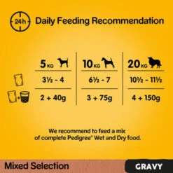 Pedigree Wet Dog Food Pouches - Mixed Selection In Gravy 40 X 100g -Pet Supplies I9530999 06 31573.1710539797.386.513