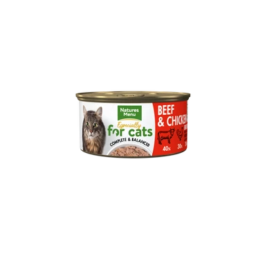 Natures Menu Adult Wet Cat Food - Beef & Chicken 1 Natures Menu Adult Wet Cat Food - Beef & Chicken