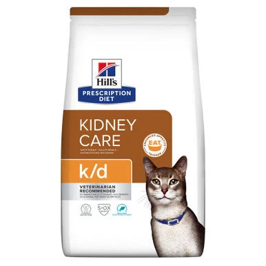 Hill's Prescription Diet K/d Kidney Care Dry Cat Food With Tuna 1 Hill's Prescription Diet K/d Kidney Care Dry Cat Food With Tuna