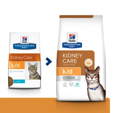 Hill's Prescription Diet K/d Kidney Care Dry Cat Food With Tuna 3 Hill's Prescription Diet K/d Kidney Care Dry Cat Food With Tuna - Image 3