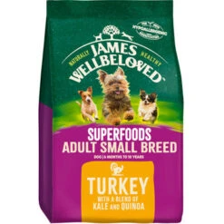 James Wellbeloved Superfoods Gluten-free Small Adult Dry Dog Food - Turkey, Kale & Quinoa