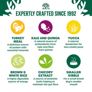 James Wellbeloved Superfoods Gluten-free Small Adult Dry Dog Food - Turkey, Kale & Quinoa 6 James Wellbeloved Superfoods Gluten-free Small Adult Dry Dog Food - Turkey, Kale & Quinoa - Image 6