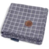 Petface Window Pane Check Comforter Dog Blanket - Grey