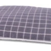 Petface Window Pane Check Pillow Dog Mattress - Grey