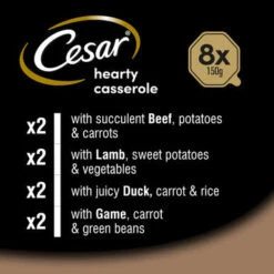 Cesar Hearty Casserole Adult Wet Dog Food In Trays - Mixed Selection -Pet Supplies I9650447 en 07 45485.1710539876.386.513