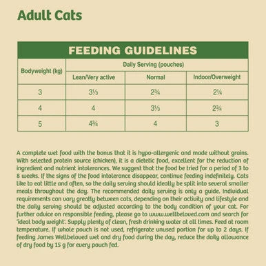 James Wellbeloved Grain-free Adult Wet Cat Food In Pouches - Chicken In Jelly 9 James Wellbeloved Grain-free Adult Wet Cat Food In Pouches - Chicken In Jelly - Image 9