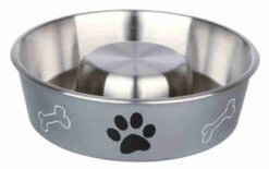 Trixie Slow Feeding Stainless Steel Dog Bowl -Pet Supplies I9658286 en 04 36656.1710539884.386.513