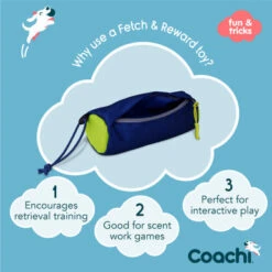 Coachi Fetch & Reward For Dogs - Navy & Lime -Pet Supplies I9659279 en 04 14147.1710539897.386.513