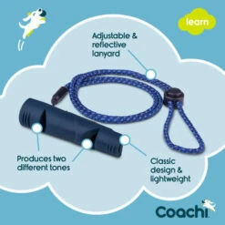 Coachi Two-Tone Whistle For Dogs - Navy -Pet Supplies I9659284 en 05 02042.1710539890.386.513