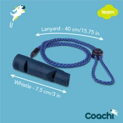 Coachi Two-Tone Whistle For Dogs - Navy -Pet Supplies I9659284 en 06 82833.1710539890.386.513