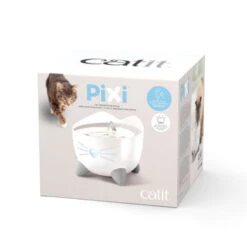 Catit Pixi Cat Drinking Fountain - Stainless Steel -Pet Supplies I9678302 en 03 00840.1710539926.386.513