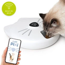 Catit Pixi Cat Smart 6 Meal Feeder -Pet Supplies I9678306 en 12 93233.1710539931.386.513