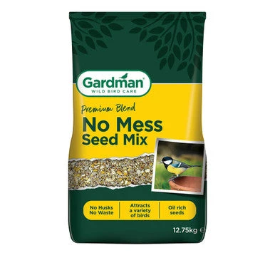 Gardman Premium Blend No Mess Seed Mix Wild Bird Food 1 Gardman Premium Blend No Mess Seed Mix Wild Bird Food