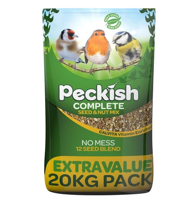Peckish No Mess Complete Wild Bird Seed & Nut Mix 1 Peckish No Mess Complete Wild Bird Seed & Nut Mix