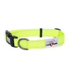 Long Paws Urban Trek Reflective Neon Dog Collar