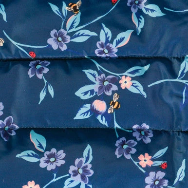 Cath Kidston Flora Fauna Greenwich Flowers Reversible Puffer Blue Dog Jacket 2 Cath Kidston Flora Fauna Greenwich Flowers Reversible Puffer Blue Dog Jacket - Image 2