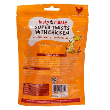 Tasty And Meaty Jumbo Super Twists With Chicken Adult Dog Treat 2 Tasty And Meaty Jumbo Super Twists With Chicken Adult Dog Treat - Image 2