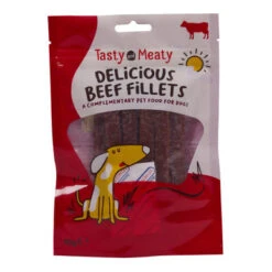 Tasty And Meaty Delicious Beef Fillets Adult Dog Treat
