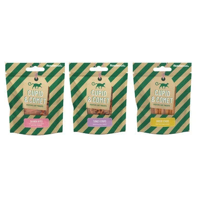 Cupid & Comet Christmas Dinner Cat Stocking 2 Cupid & Comet Christmas Dinner Cat Stocking - Image 2