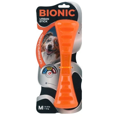 BIONIC Urban Stick Treats Holding Orange Dog Chew Toy 2 BIONIC Urban Stick Treats Holding Orange Dog Chew Toy - Image 2