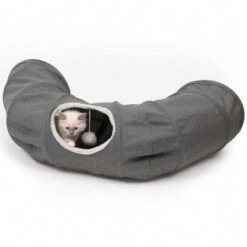 Catit Vesper Tunnel With Sleeping Cushion Cat Toy