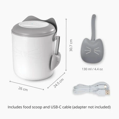 Catit Pixi Smart Vacuum Cat Food Container 2 Catit Pixi Smart Vacuum Cat Food Container - Image 2