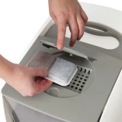 Catit Airsift Hooded White/Grey Cat Litter Box -Pet Supplies I9700295 en 08 83778.1710540022.386.513