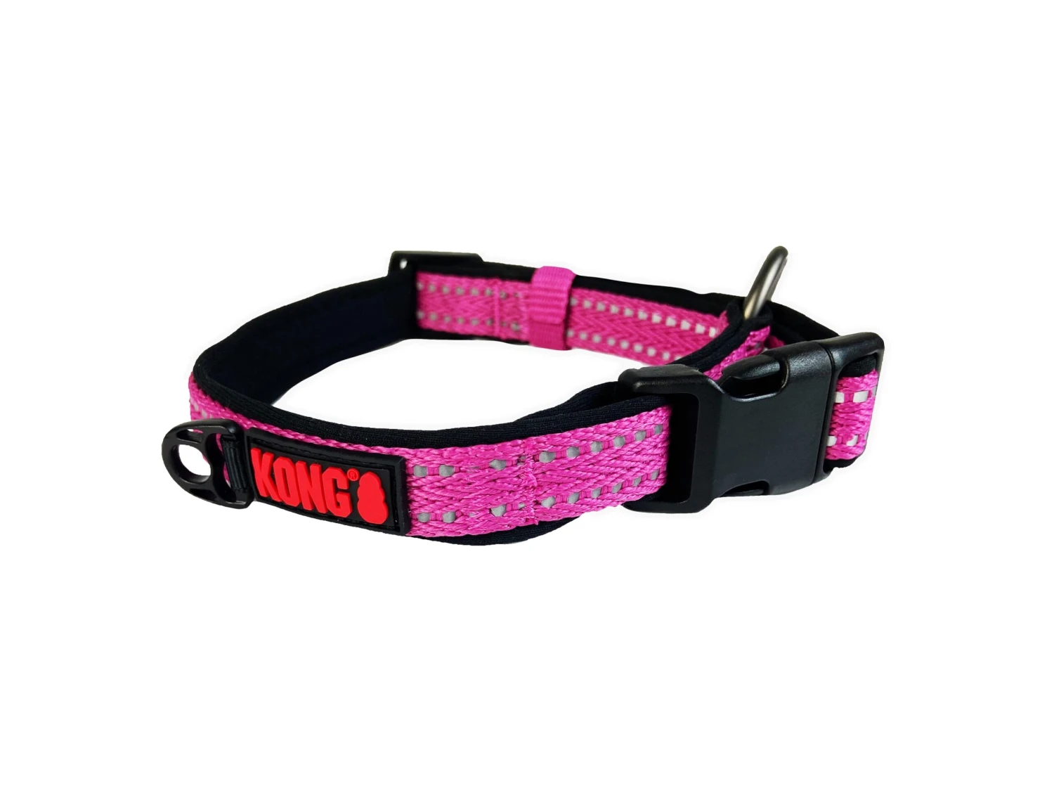 KONG Adjustable Fuchsia Dog Collar 1 KONG Adjustable Fuchsia Dog Collar
