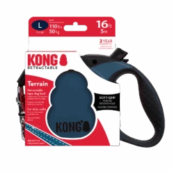 KONG Terrain Retractable Blue Dog Lead -Pet Supplies I9712461 en 05