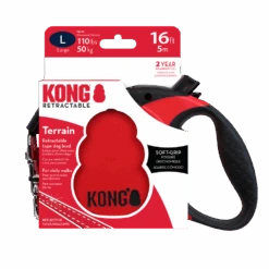 KONG Terrain Retractable Red Dog Lead -Pet Supplies I9712462 en 05