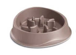 Stefanplast Slow Food Chic Pet Bowl - Grey -Pet Supplies I9722330