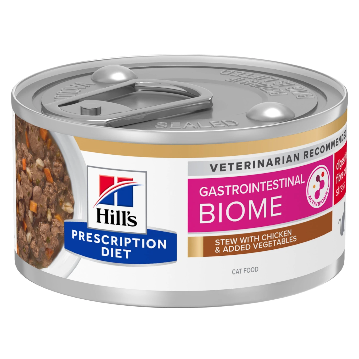 Hill’s Prescription Diet Gastrointestinal Biome Stress Stew With Chicken & Added Vegetables Can Wet Cat Food 1 Hill’s Prescription Diet Gastrointestinal Biome Stress Stew With Chicken & Added Vegetables Can Wet Cat Food
