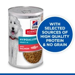 Hill's Science Plan Canine Adult Hypoallergenic With Salmon Wet Dog Food 8 Hill's Science Plan Canine Adult Hypoallergenic With Salmon Wet Dog Food -Pet Supplies I9726282 en 03
