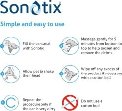 Sonotix Triple Action Ear Cleaner For Dogs And Cats 8 Sonotix Triple Action Ear Cleaner For Dogs And Cats -Pet Supplies I9727277 en 04