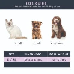 Dream Paws Brown Velvet Pet Sofa Bed With Fold-Out Blanket -Pet Supplies I9727292 en 03