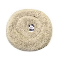 Dream Paws Round Anxiety Reducing Plush Pet Bed