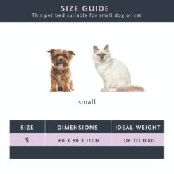 Dream Paws Round Anxiety Reducing Plush Pet Bed -Pet Supplies I9727295 en 05