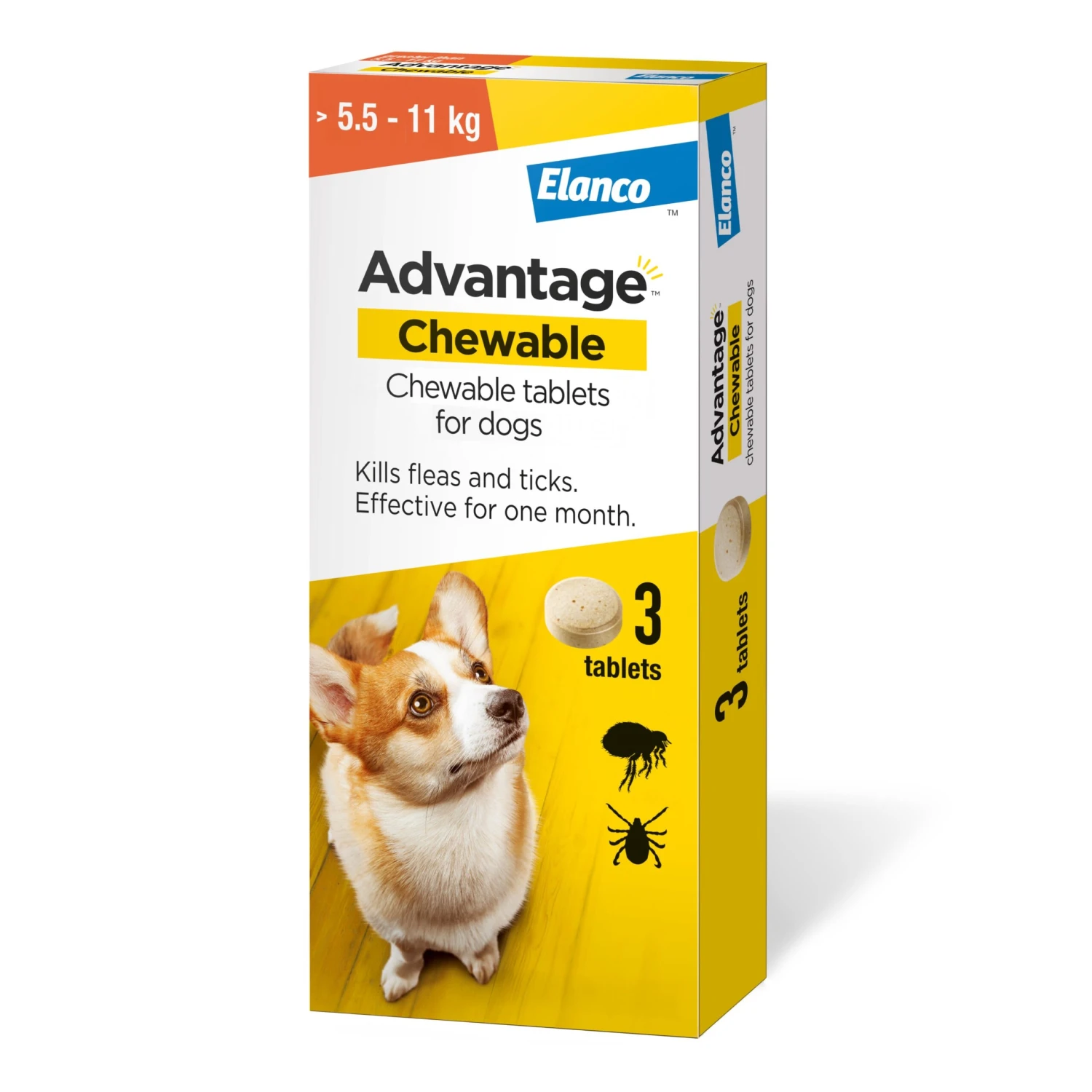 Advantage Chewable Flea And Tick Protection For Dogs - 3 Pack 3 Advantage Chewable Flea And Tick Protection For Dogs - 3 Pack - Image 3