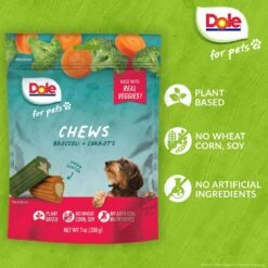Dole Broccoli & Carrot Dog Chews -Pet Supplies I9732285 en 06