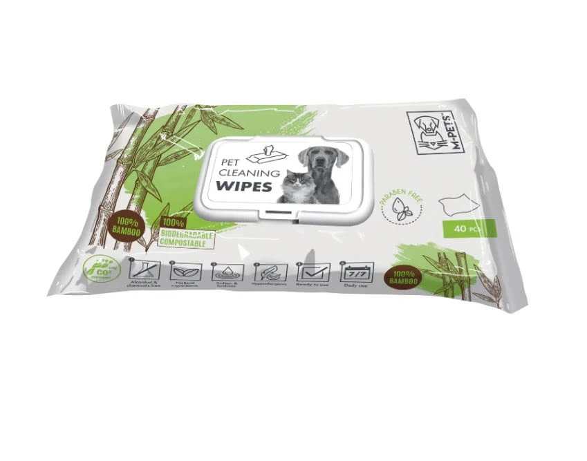 M-Pets Cleaning Pet Wipes - 100% Bamboo 1 M-Pets Cleaning Pet Wipes - 100% Bamboo