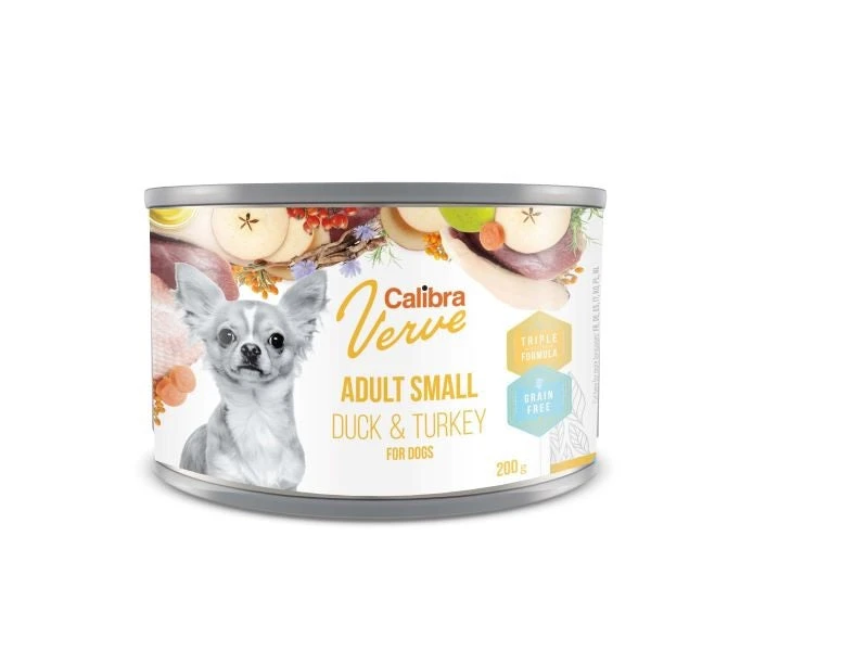 Calibra Dog Verve Grain Free Adult Small Duck & Turkey 1 Calibra Dog Verve Grain Free Adult Small Duck & Turkey