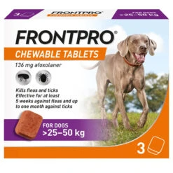 FRONTPRO® Chewable Tablets Flea And Tick Treatment For Dogs -Pet Supplies a6d254de8d43dd60c10e719cdef94d24 1