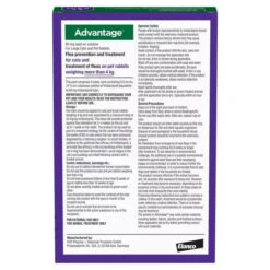 Advantage 80 Spot On For Large Cat & Rabbits (4-8kg) -Pet Supplies advantage 80 spot on flea control large cats and rabbits 8k4h jpg