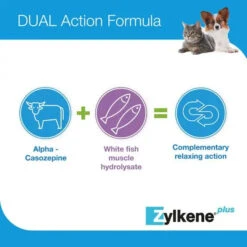 Zylkene® Plus Calming Supplement Capsules For Dogs & Cats -Pet Supplies cc3796b7b40b7e486267520b8a17c019cafcde6dea63e275b1170b7a91873104