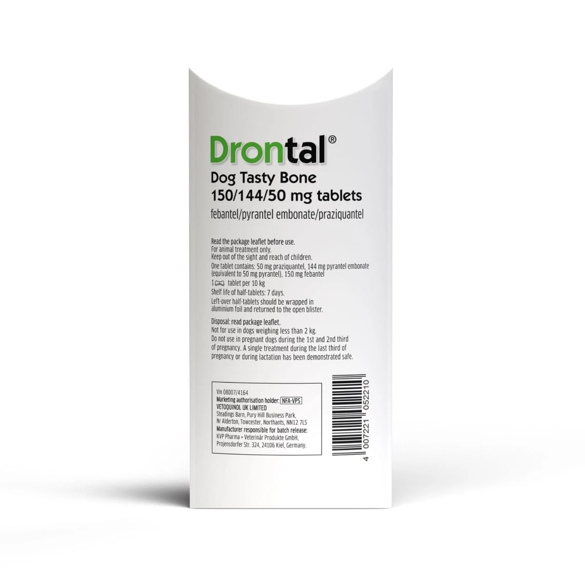 6x Drontal Tasty Bone Wormer Tablets For Small And Medium Dogs (2 To 20kg) 1 Tablet Per 10kg 2 6x Drontal Tasty Bone Wormer Tablets For Small And Medium Dogs (2 To 20kg) 1 Tablet Per 10kg - Image 2