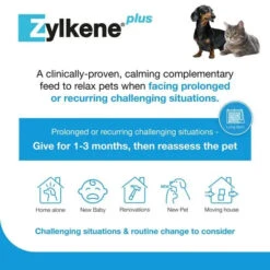 Zylkene® Plus Calming Supplement Capsules For Dogs & Cats -Pet Supplies ece3bb06468d3bda3e950756caef9436821e925cbf8406efa238d0d34eab6f75