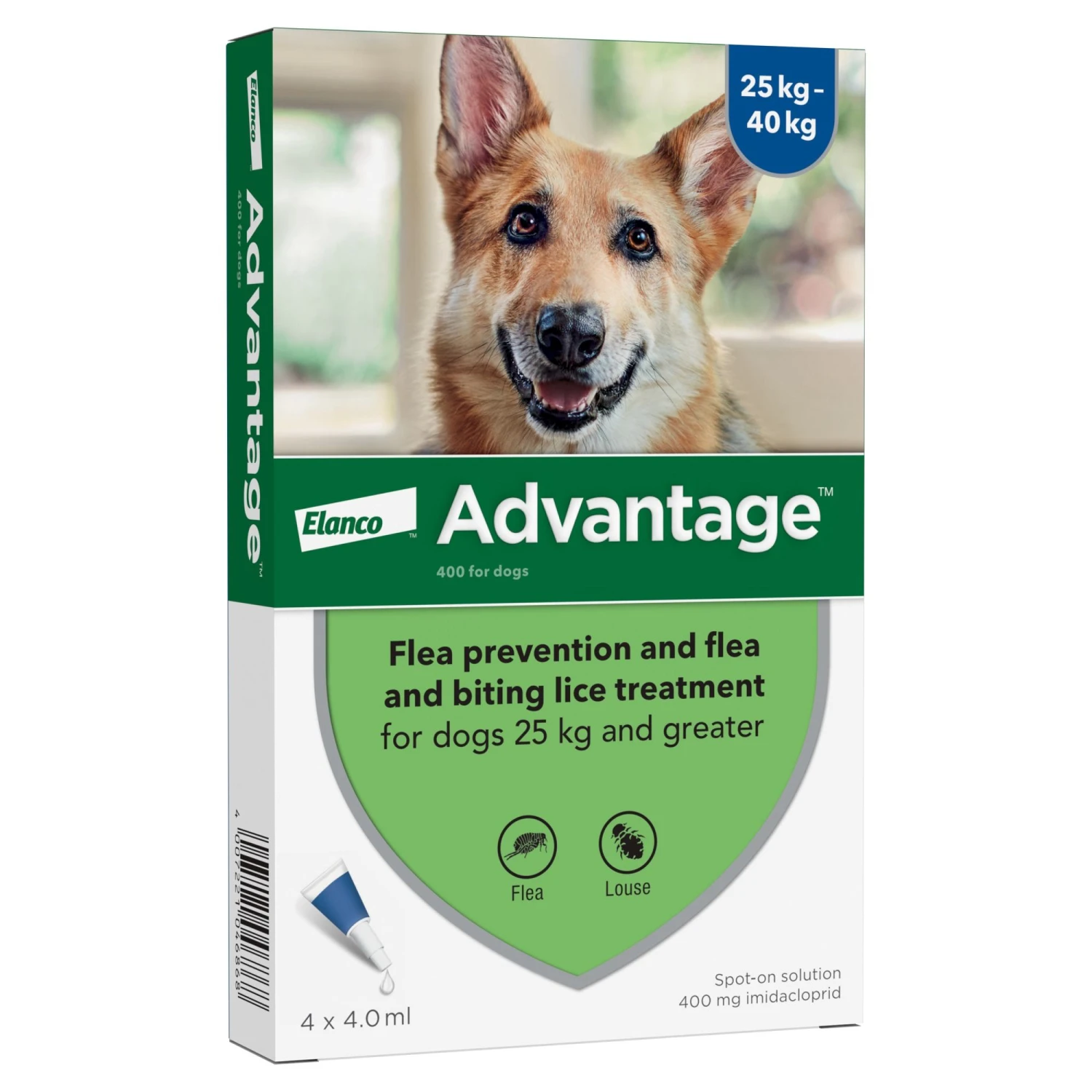 Advantage 400 Spot On Dog Flea Treatment For Dogs - 4 Pipettes 6 Advantage 400 Spot On Dog Flea Treatment For Dogs - 4 Pipettes - Image 6